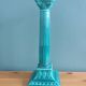 Niderviller emerald green column candle holder