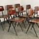 Lot de 8 chaises Spinstoel pour Marko années 60 Pays-Bas