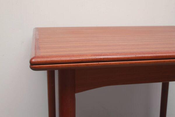 Table à manger extensible carrée en teck des années 60, Sigh & Son Danemark