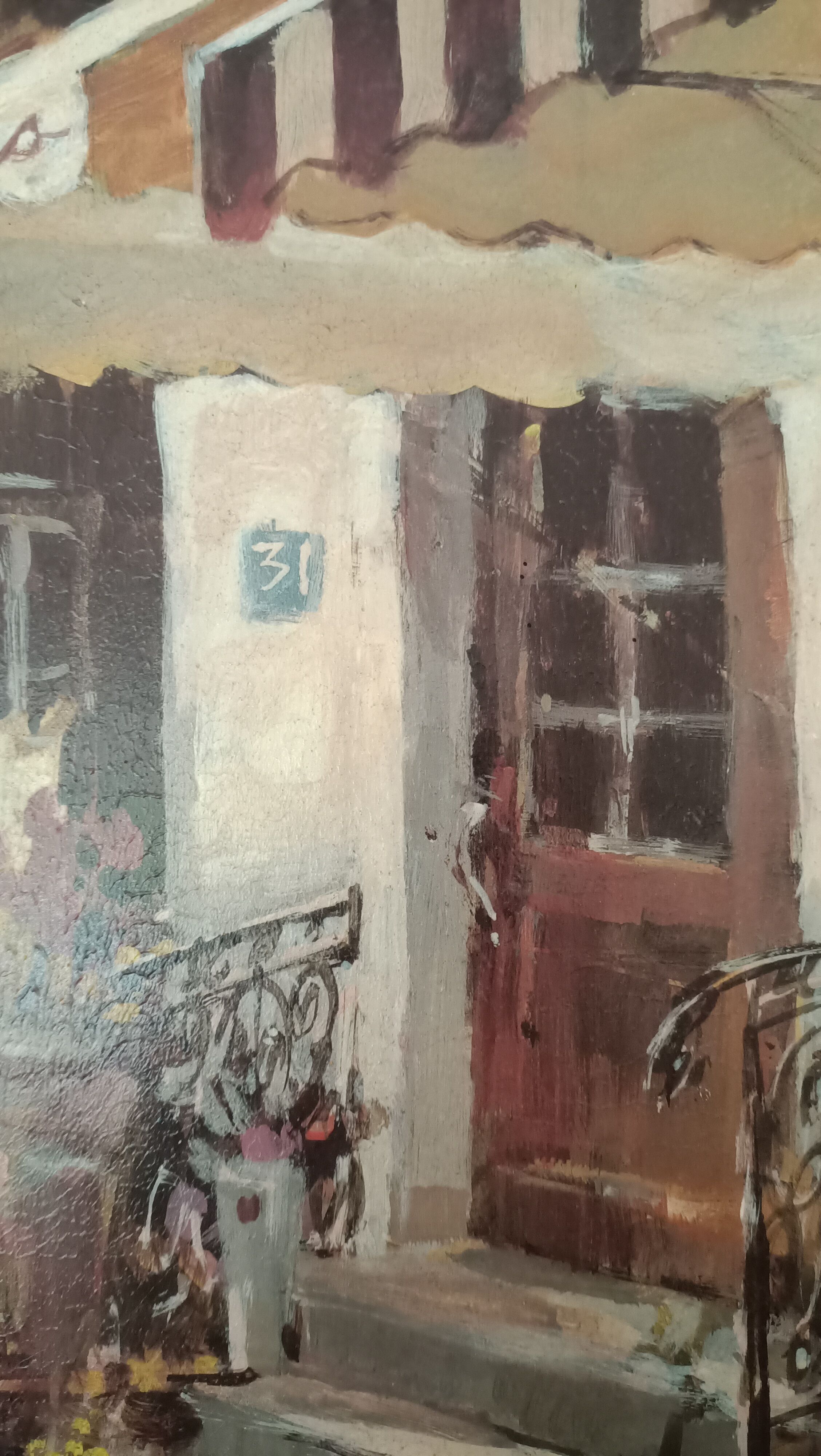 Painting Parisian terraces