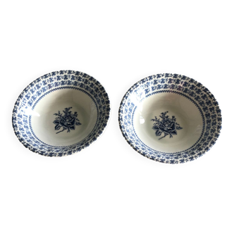 2 Vintage salad bowls in English ceramic