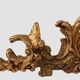 Louis XV Giltwood Ornament with Central Putto and C‑Scrolls, 18th Century