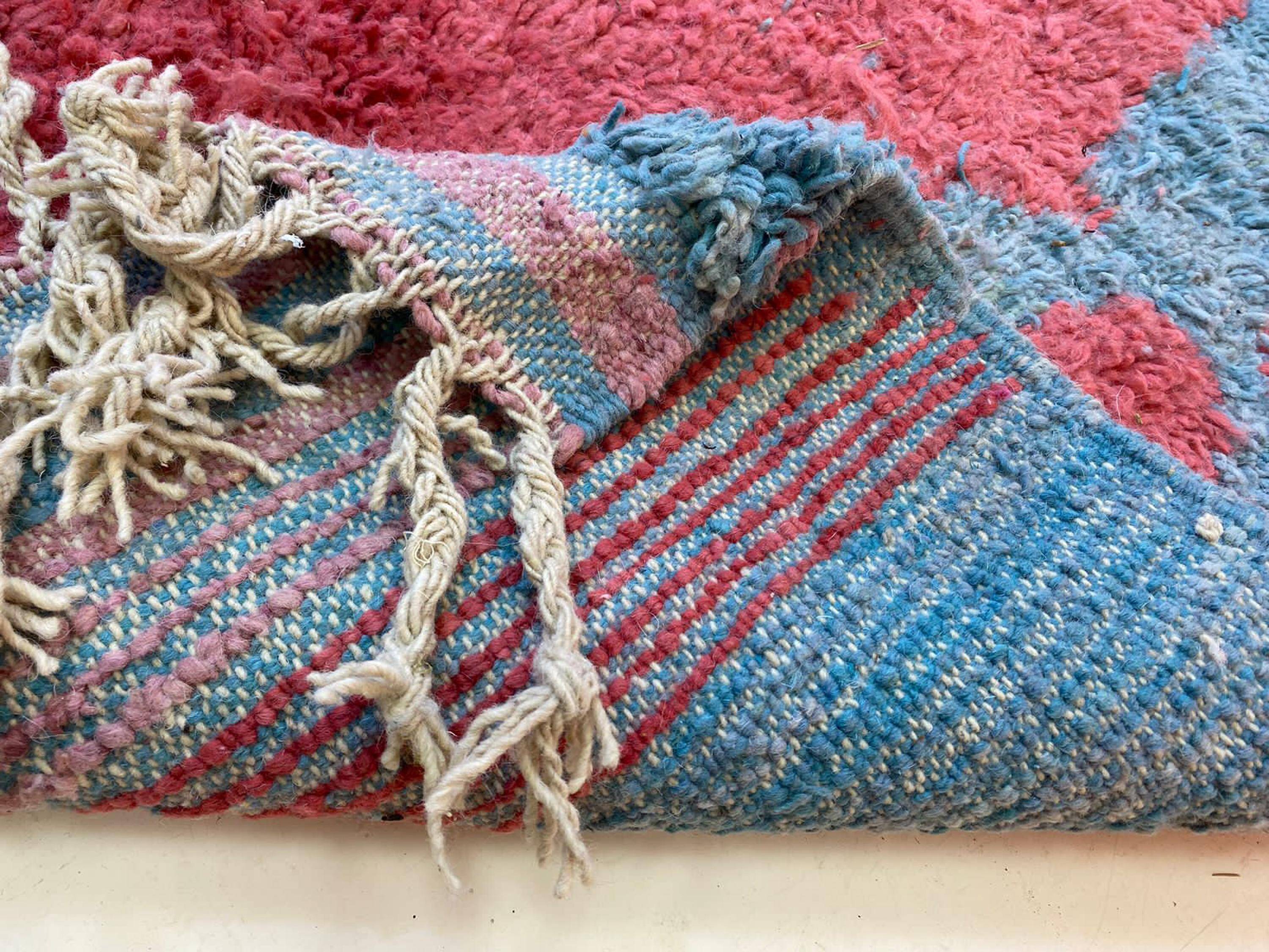 Natural handmade Berber rug 3x2 m