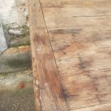 Natural patina farm table
