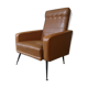 60 years Brown leatherette chairs
