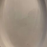 Oval flat Terre de Fer XIXth in St Amand earthenware