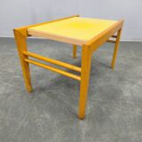 Mid Century Beech Plant Stands with Umakart Tops, 1970s Set