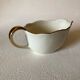 Villeroy and Boch gravy boat, 1950s, cream and gold