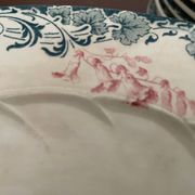 Lot de 7 assiettes Longwy Art nouveau