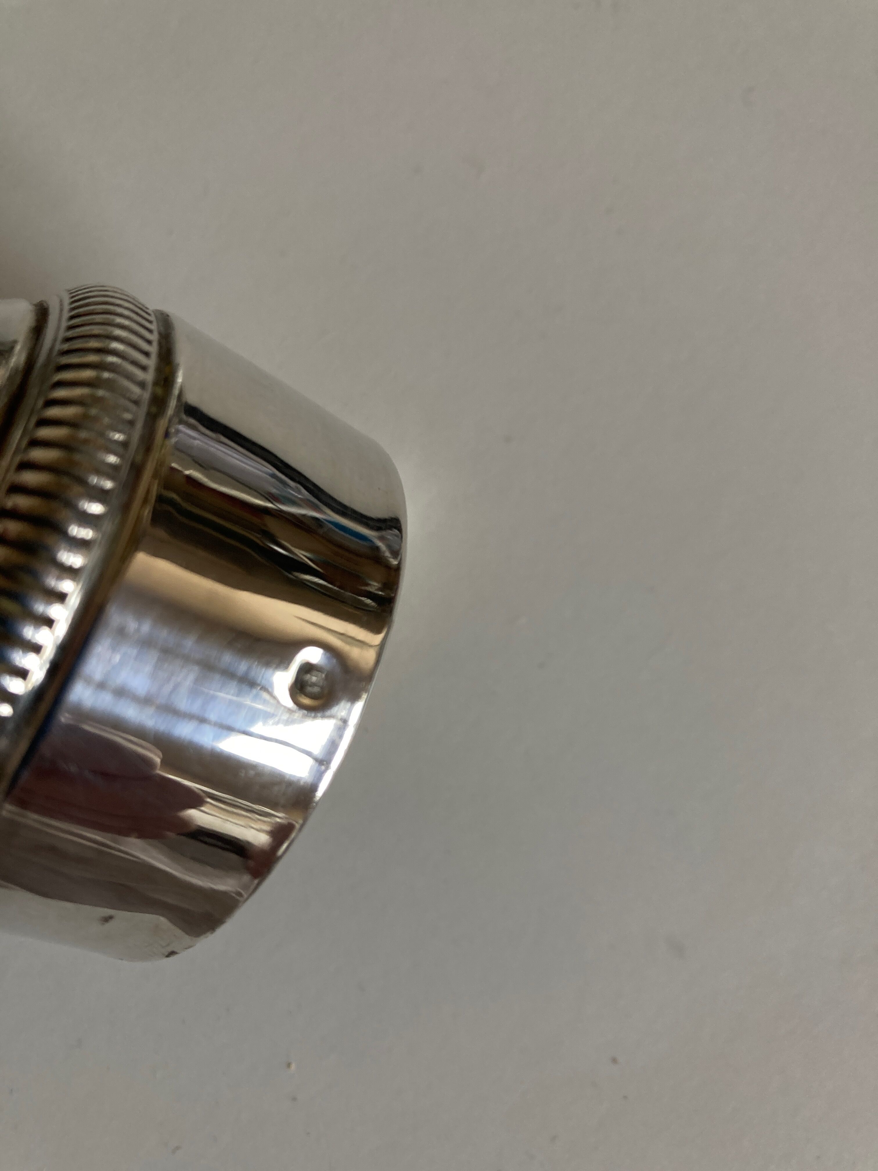 Pepper mill sterling silver Peugeot hallmarked