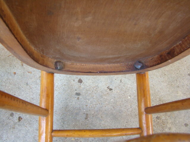 Pair of old bistro chairs