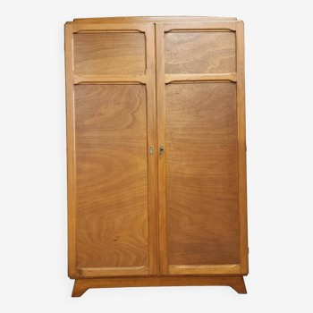 Ancienne armoire armoire en bois de hêtre démontable 118x183 cm
