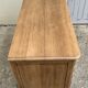 Louis XV style chest of drawers, solid raw oak, 1920.