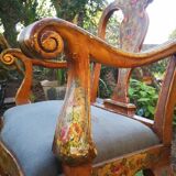 19th painted Italian armchair
