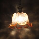 Grande suspension en verre de Murano des années 1980, Italie