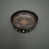 Odetta stoneware bowl with geometric decoration by HB Quimper