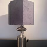 Lampe en acier brossé