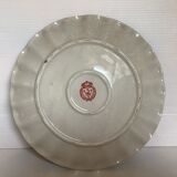 Plate style cloisonné enamels longwy serrated edge