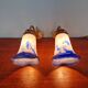 Pair of wall lights in bronze and marmoreal glass