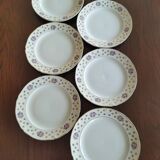 Six Céranord St Amand “Royal” dinner plates