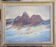 Old large vintage painting signed A. WEBER from the 1940s and 1950s.