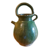 Jug, glazed earthenware gargoulette, Provence
