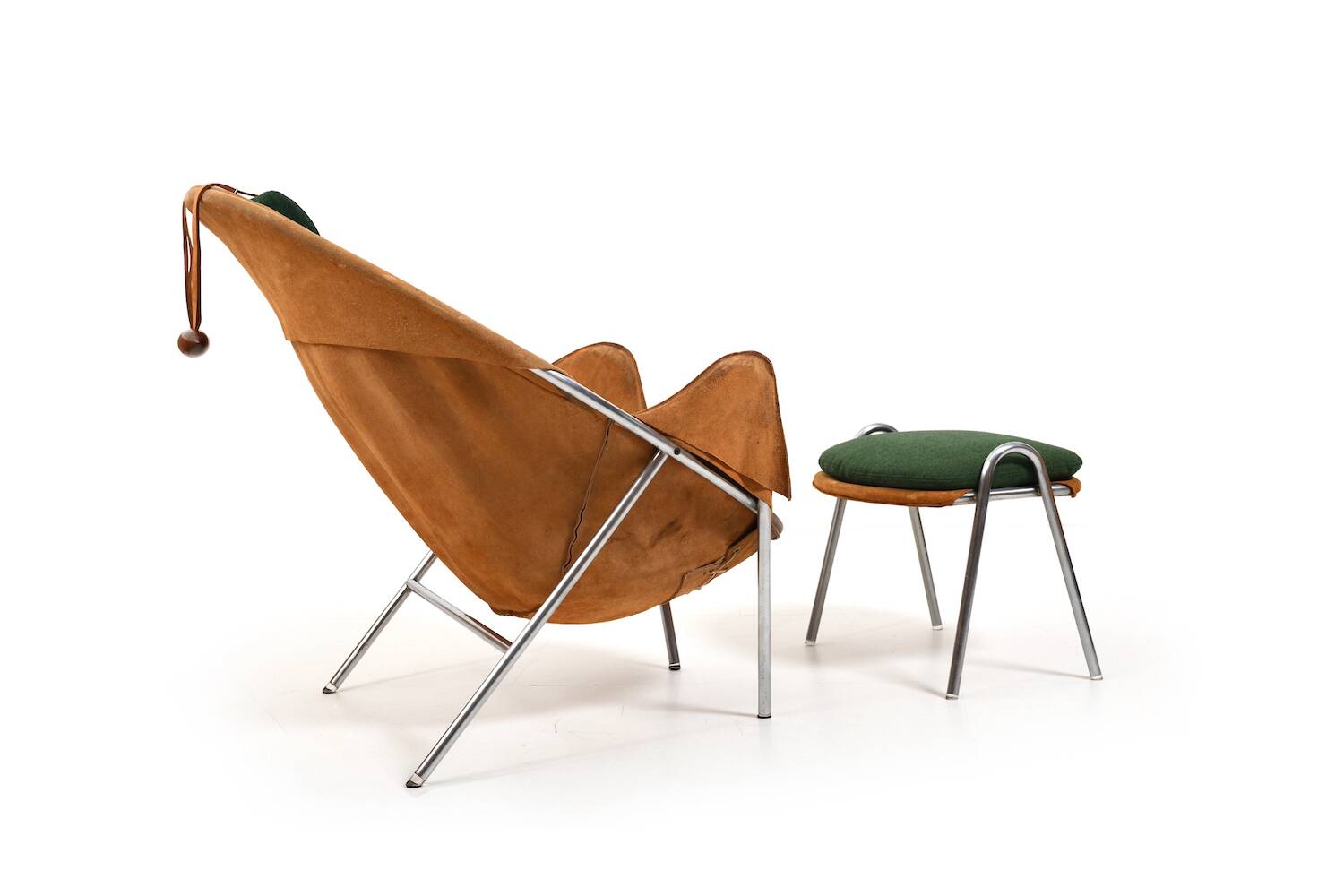 BO-360 Chair and Footstool by Erik Ole Jørgensen for Bovirke 1953