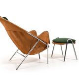 BO-360 Chair and Footstool by Erik Ole Jørgensen for Bovirke 1953