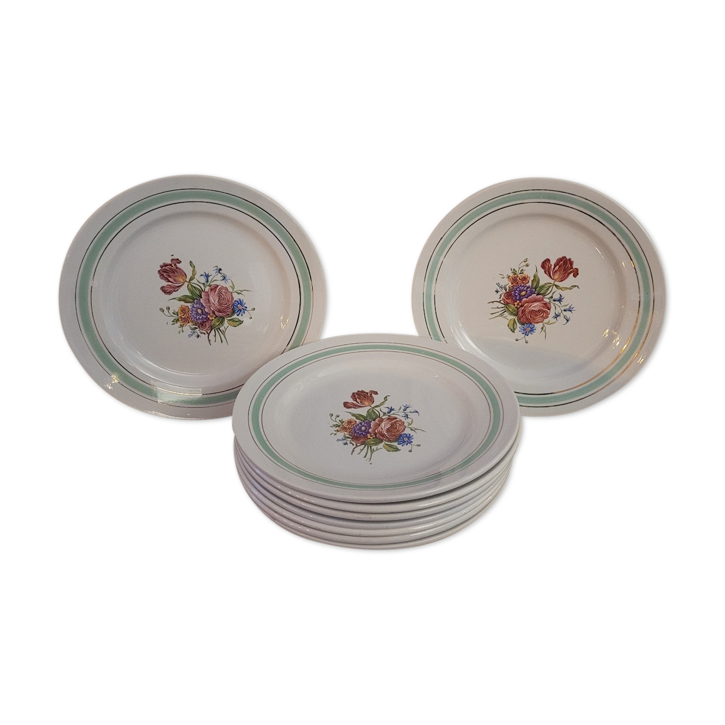 Dessert plates 50's