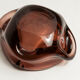 Cendrier Murano rond forme atypique violet rose 1950