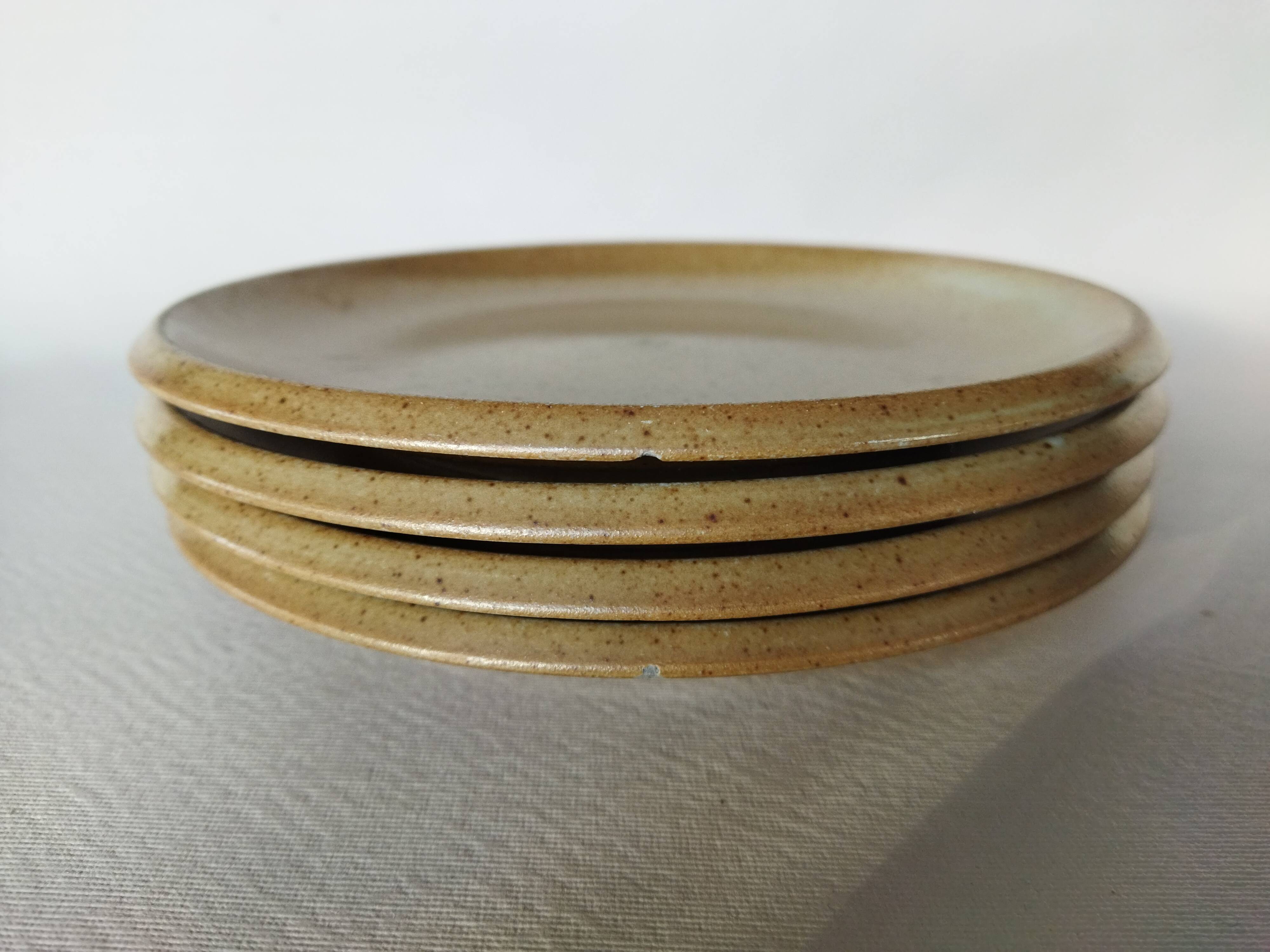 Brenne stoneware dessert plates