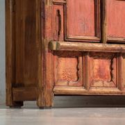 Shanxi buffet in original red paint with four drawers – China, circa 1930