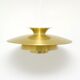 Large gold lamp, Denmark 1970s