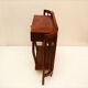 Console en bois de noyer courbé 1940