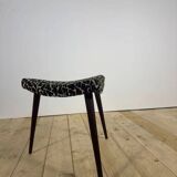 Vintage triangular footstool – Scandinavian mid-century design, elegance and comfort