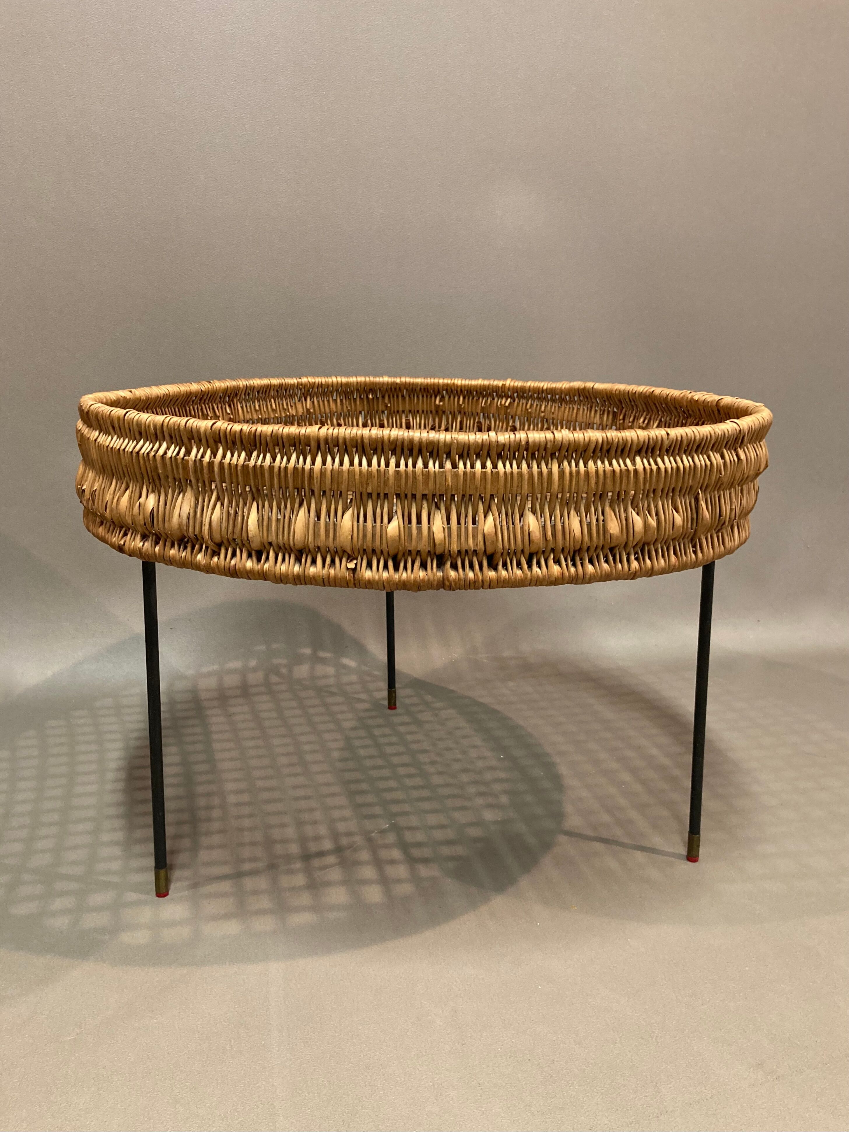 Armchair and matching table design 1950