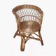 1960s wicker children's armchair