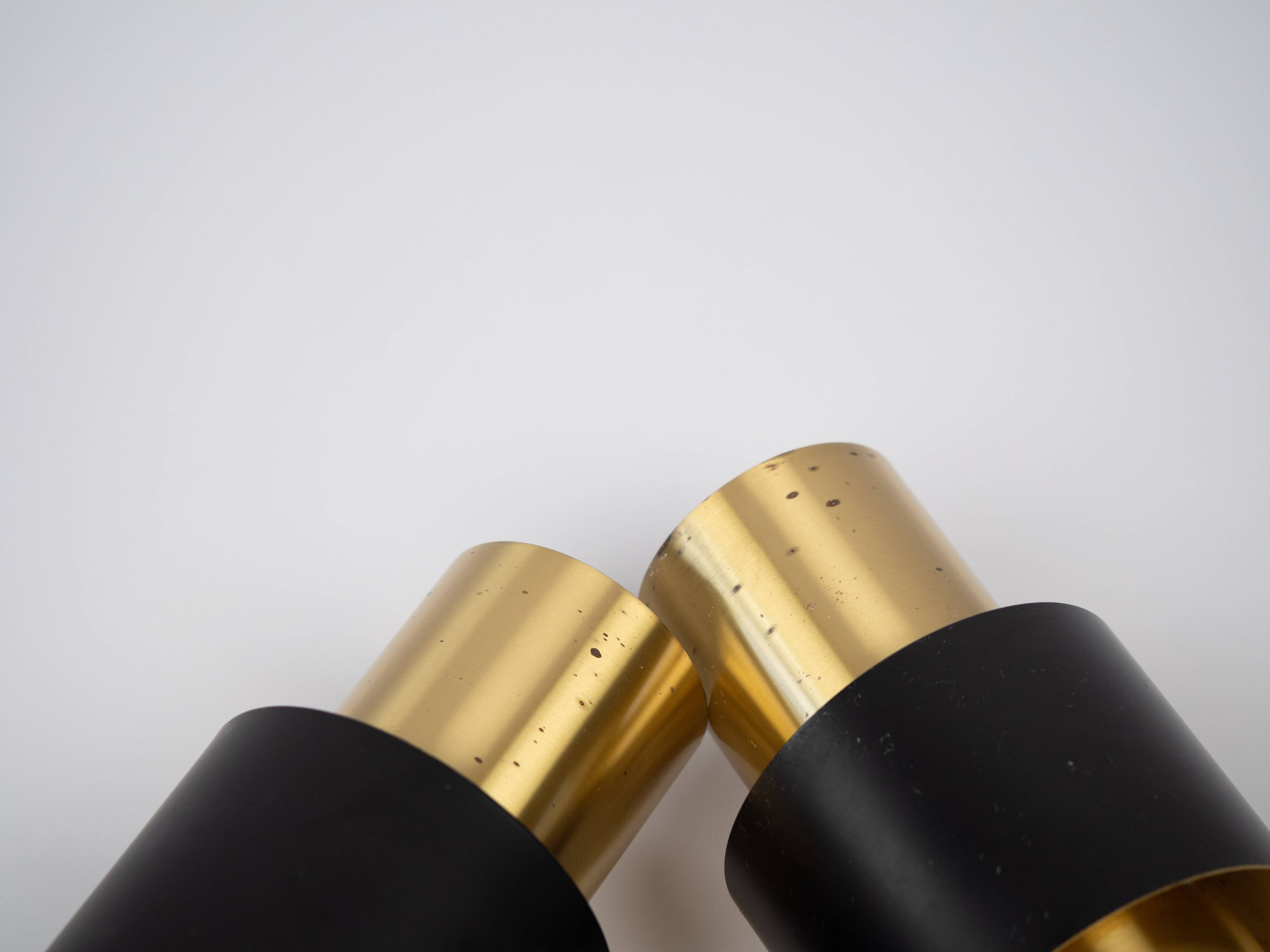 Paire de 2 suspensions vintage Etna de Jo Hammerborg, Fog og Morup, 1960