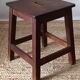 Country stool in old wood