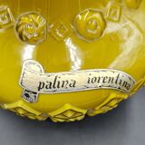 Italian opaline vase with molded pattern