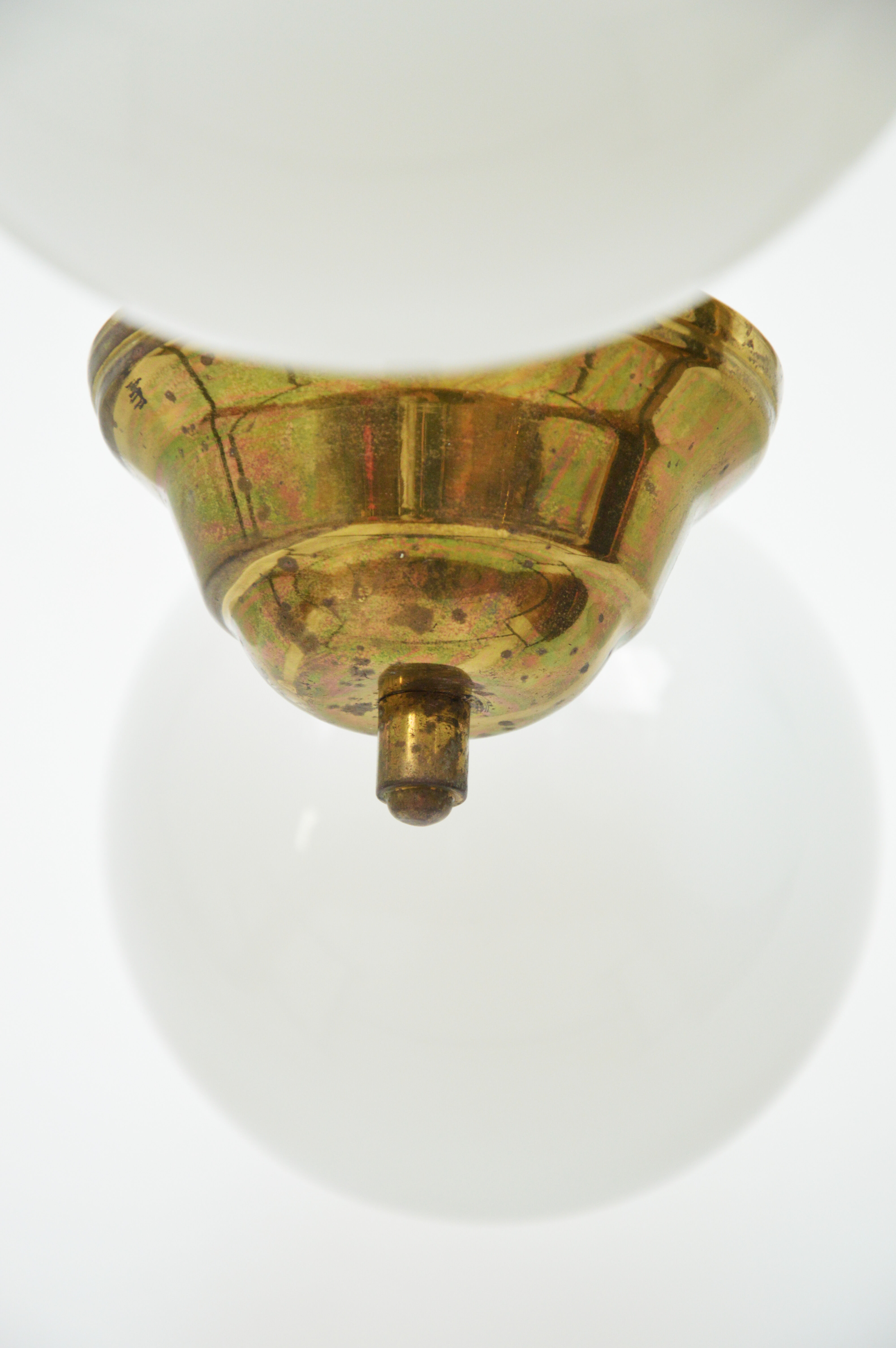 Six-arm chandelier, Poland, 1980s