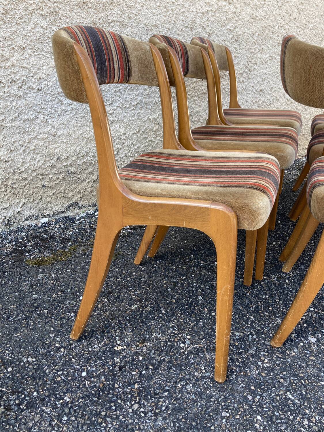 Six Baumann Gondola chairs