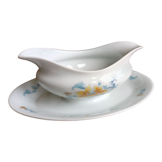 Saucière sur dormant fixe en porcelaine de Limoges - Bernardaud - Lhassa Soap