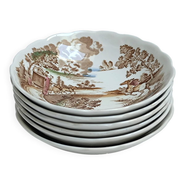 Coupelles porcelaine anglaise Ridgway Staffordshire