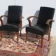 Pair of very chic 1940s bridge armchairs