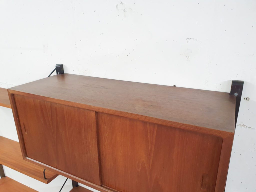 Poul Cadovius for Royal system teak wall unit, Denmark 1950