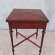 Game table in mahogany late 19th