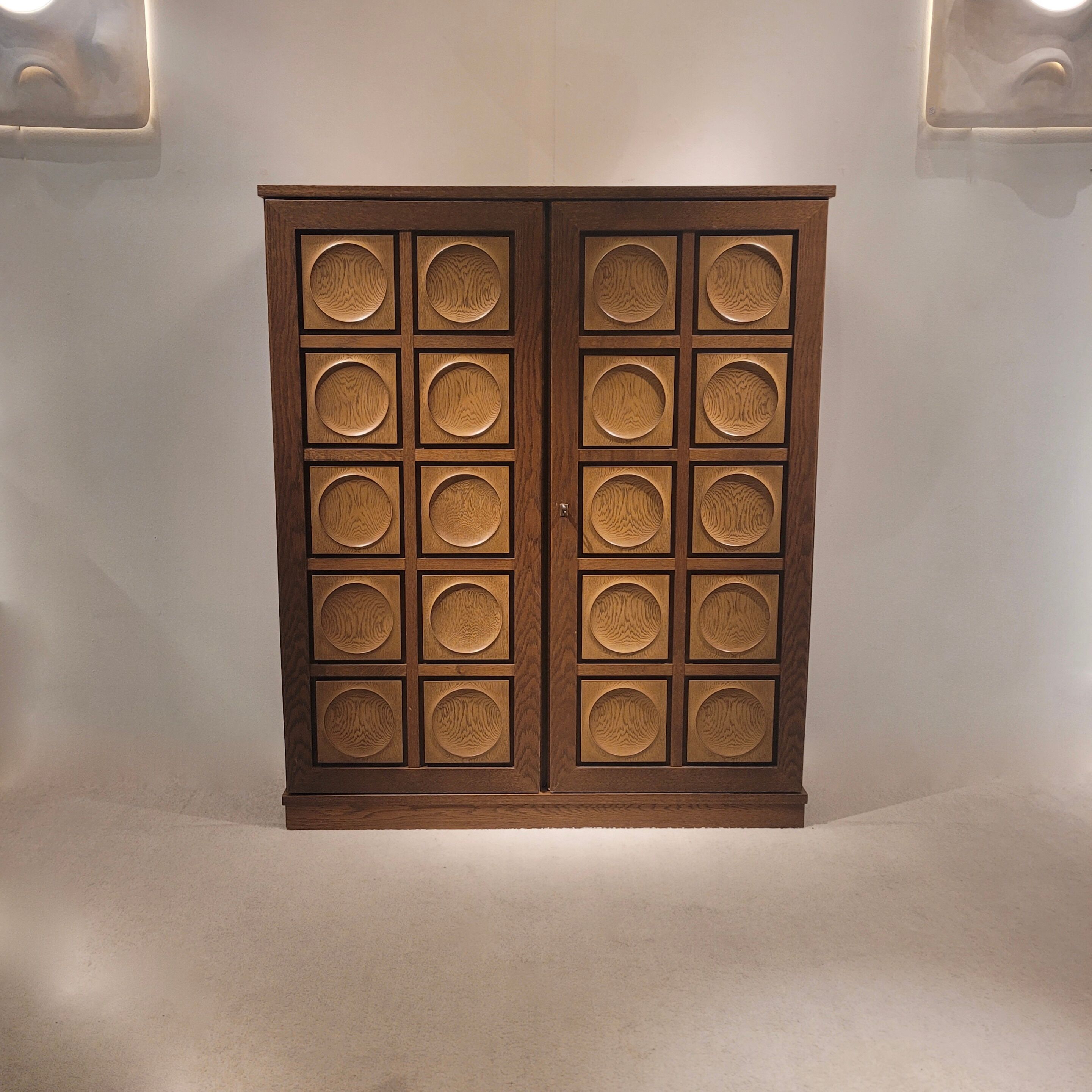 Brutalist buffet by Gerhard Bartels from the 1970s