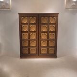 Brutalist buffet by Gerhard Bartels from the 1970s