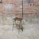 Lampadaire cordage vintage porte revue